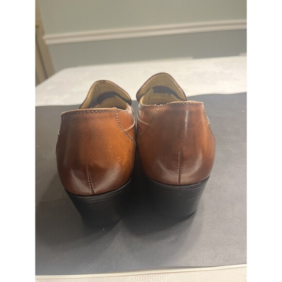 Stacy Adams Crocodile Style Leather Upper & Soles Ankle Booties Shoes Brazil 7M - Picture 3 of 15